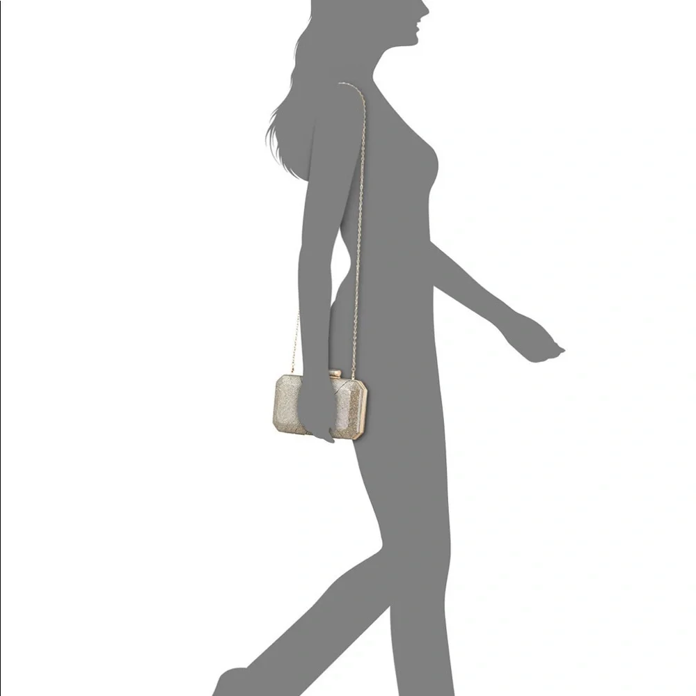 INC International Concepts Lindsay XX Lurex Clutch.